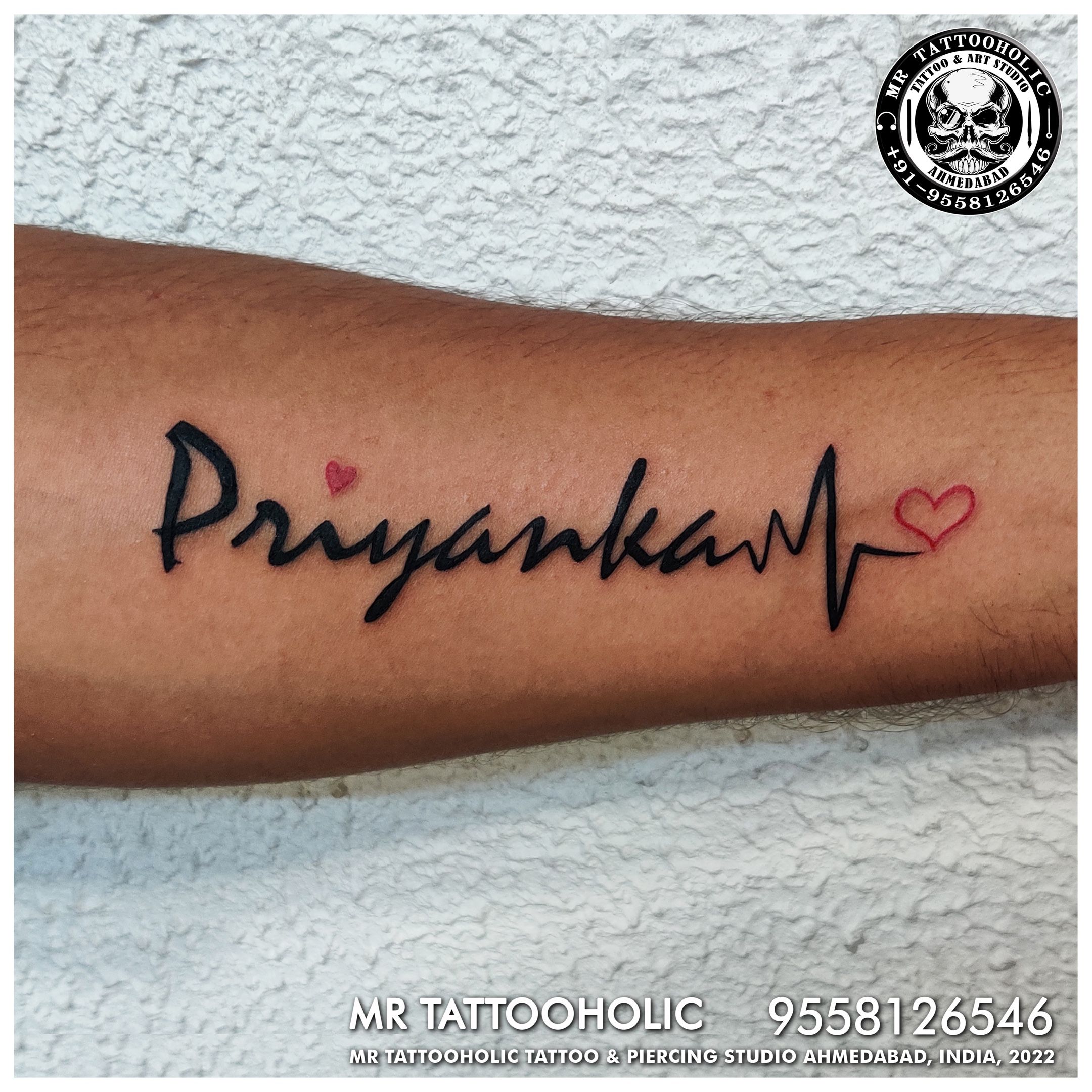 New Tattoo Priyanka Name Design Artist ••••• - YouTube