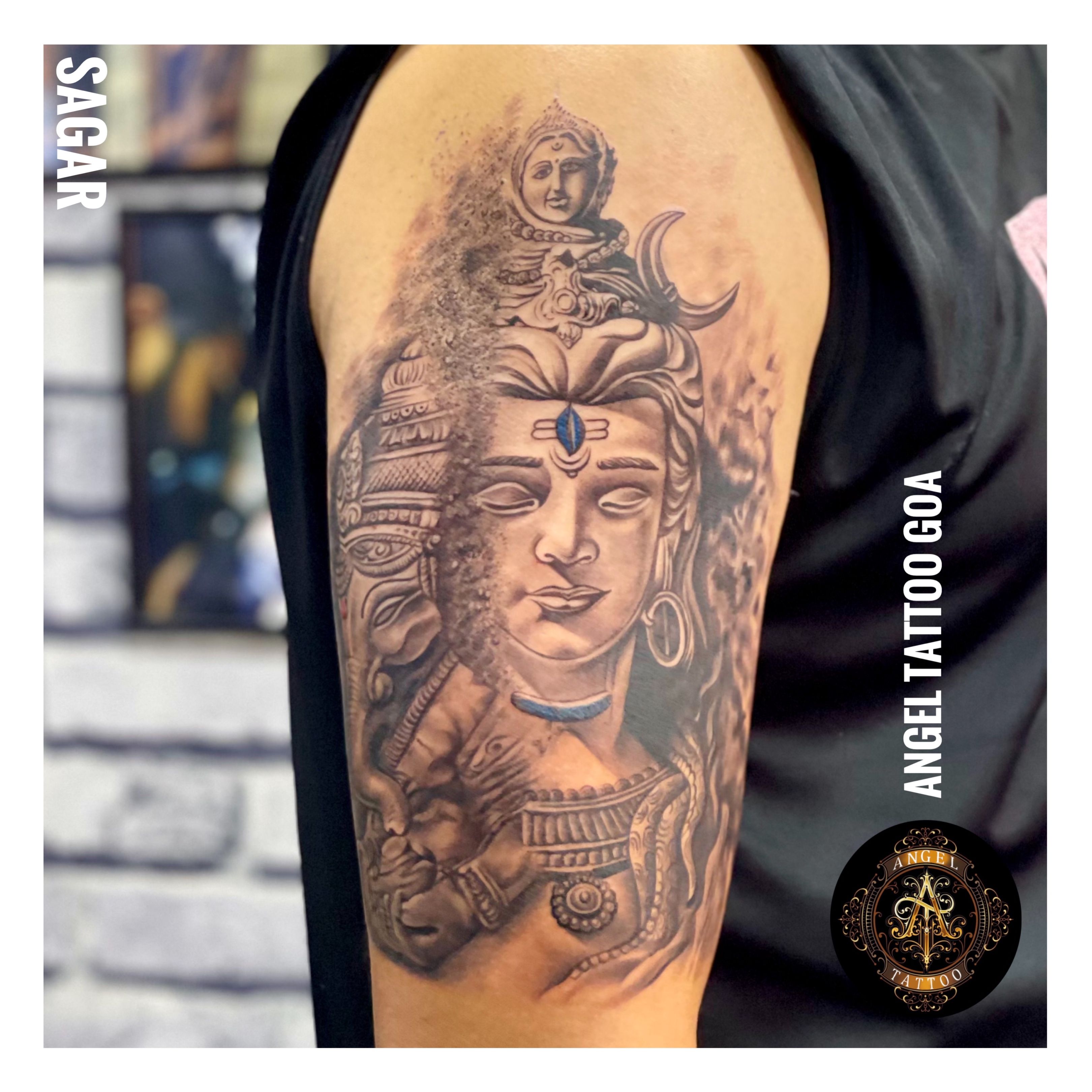 Hindu God tattoos Mokshatattoostudio - Best Tattoo Artist in Goa Safe,  Hygienic #1 Best Tattoo Studio In Goa India