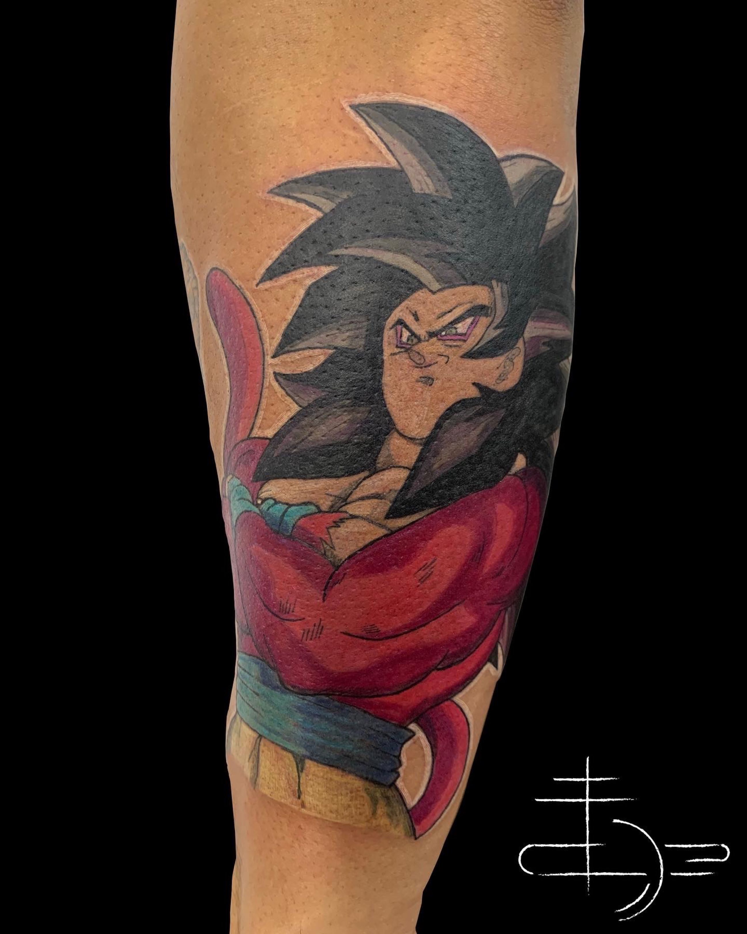 Tattoo uploaded by Víctor • Goku Super Saiyan 4 Dragon Ball • Tattoodo