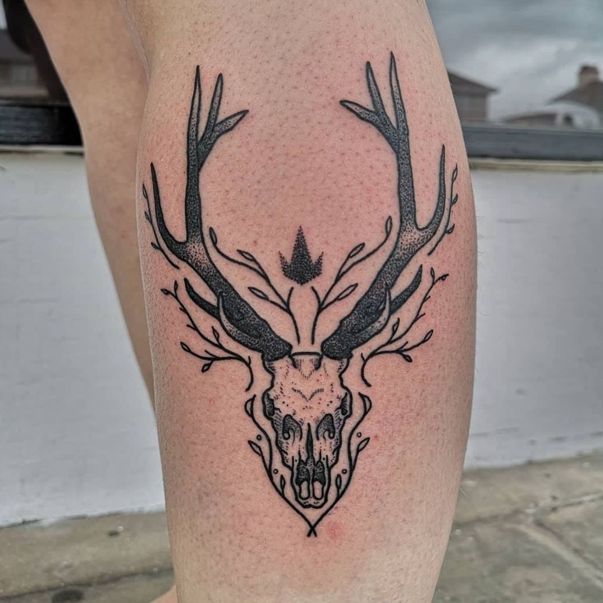 Tattoo uploaded by Rich Infamous • Stag Skull • Tattoodo