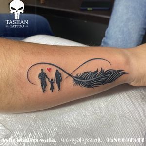 Mom dad logo with faither infinity tattoo 