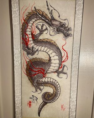 Finished Dragon scroll getting ready for something big 