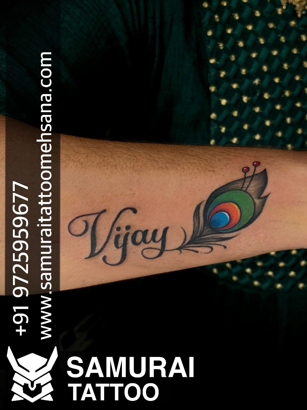 Tattoo uploaded by Vipul Chaudhary • vijay name tattoo |Vijay ...