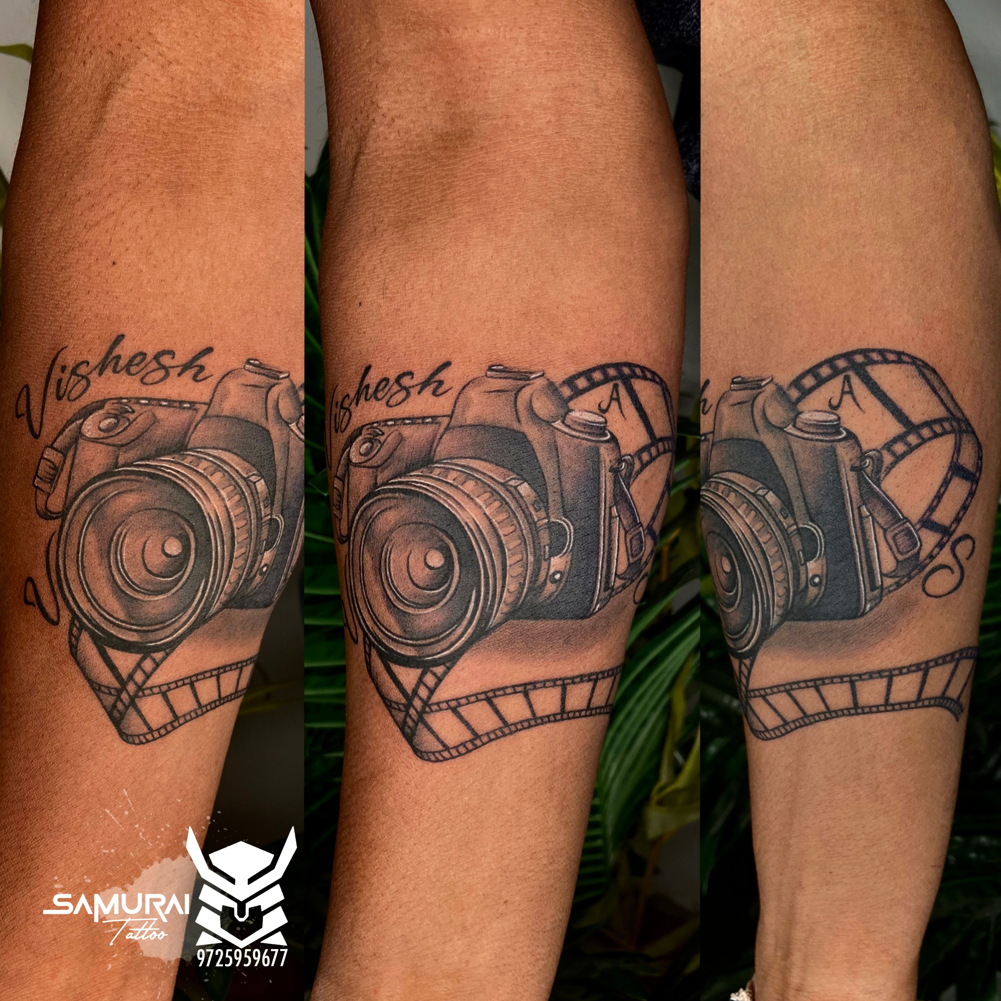 87 Camera Tattoo Ideas for Minimalist Photographers  Tattoo Glee