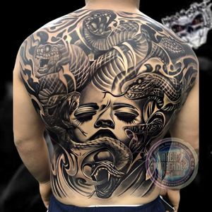 Full Back Tattoo done @ Instagram add us @inkedmachinetattoo_phuket 𝗕𝗲𝗳𝗼𝗿𝗲 𝘆𝗼𝘂 𝗺𝗮𝗸𝗲 𝗮 𝗱𝗲𝗽𝗼𝘀𝗶𝘁 𝗮𝗻𝘆𝘄𝗵𝗲𝗿𝗲 𝗲𝗹𝘀𝗲, 𝗱𝗼 𝘆𝗼𝘂𝗿𝘀𝗲𝗹𝗳 𝗮 𝗳𝗮𝘃𝗼𝗿 𝗮𝗻𝗱 𝗵𝗶𝘁 𝘂𝘀 𝘂𝗽! Artist - Auth Thanks for booking online in advance! 🙌 ✔Appointment only 🗓 ✅All bookings made via FB & IG messenger. ✅ ⭐️Inked Machine Tattoo Studio Phuket ✔️the studio is licensed by Thailands Ministry of Public Health 🧼🧽🧹Extremely clean and hygienic ✔️ 🇦🇺Australian Owner ✔️Award Winning Artists ✔️Best Quality Tattoo in Phuket ➖➖➖➖➖➖➖➖➖➖➖➖➖➖➖➖ ✅All bookings made via FB & IG messenger. ✅ IG: inkedmachinetattoo_phuket www.inkedmachine.com ➖➖➖➖➖➖➖➖➖➖➖➖➖➖ #inkaddicts #crazytattoos #amazingtattoos #inkmagazine #tattoolovers #patongbeach #patong #phuketthailand #ph