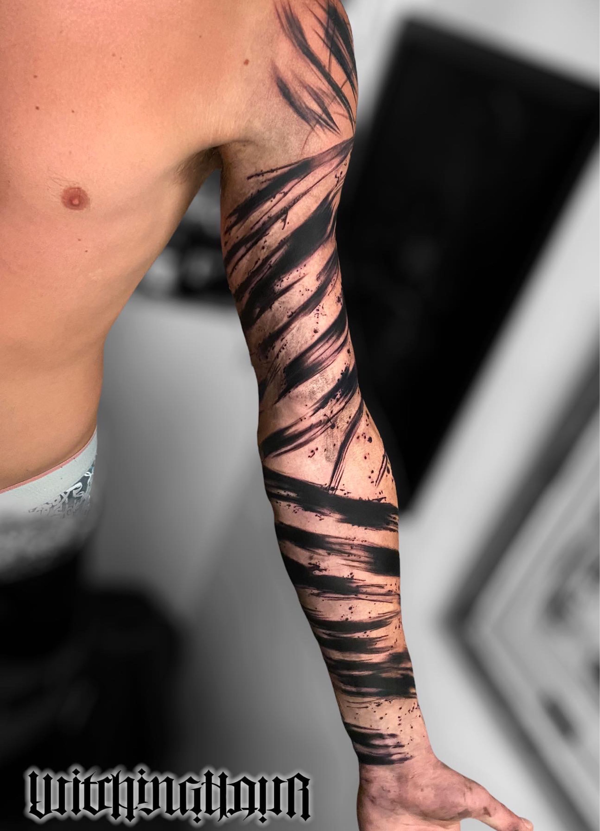 Awesome #compass #eye #forearm #blackwork #tattoo that #teamwipeoutz artist  @t.frank_tattoos created using #mdwipeoutz #tattootowels 👁... | Instagram