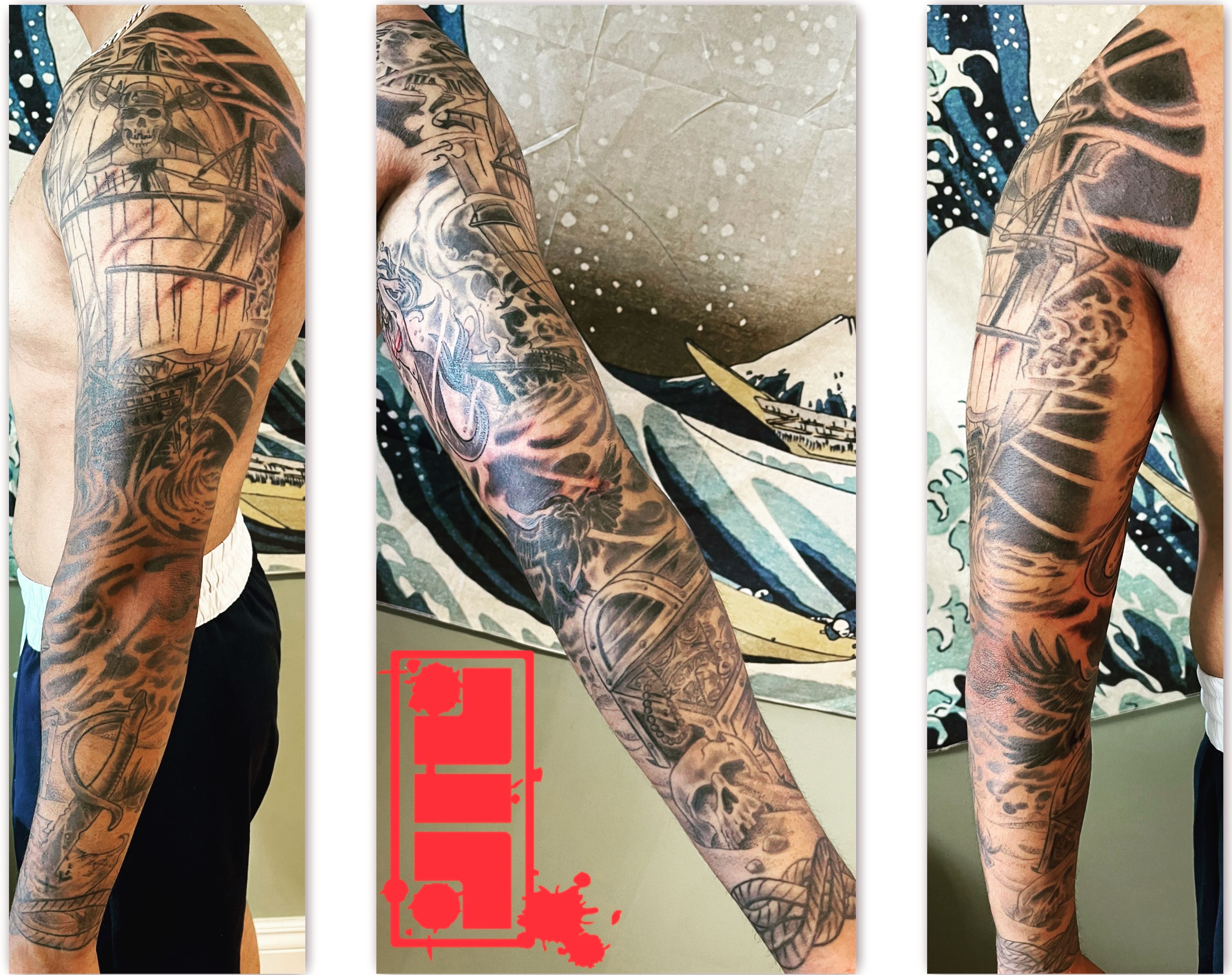 Tattoo uploaded by John D Nguyen (Anu RA) • Matching wine glasses