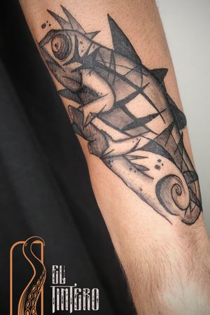 Camaleón para un hermano #chamaleon #blackink #tattoo #argentina #arm #tattooarm #camaleon #tintero #eltinterotattoo #cordoba