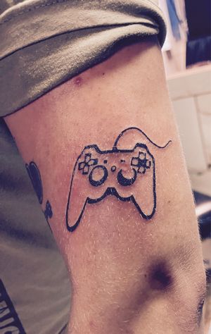 Just a cute little gamer tattoo