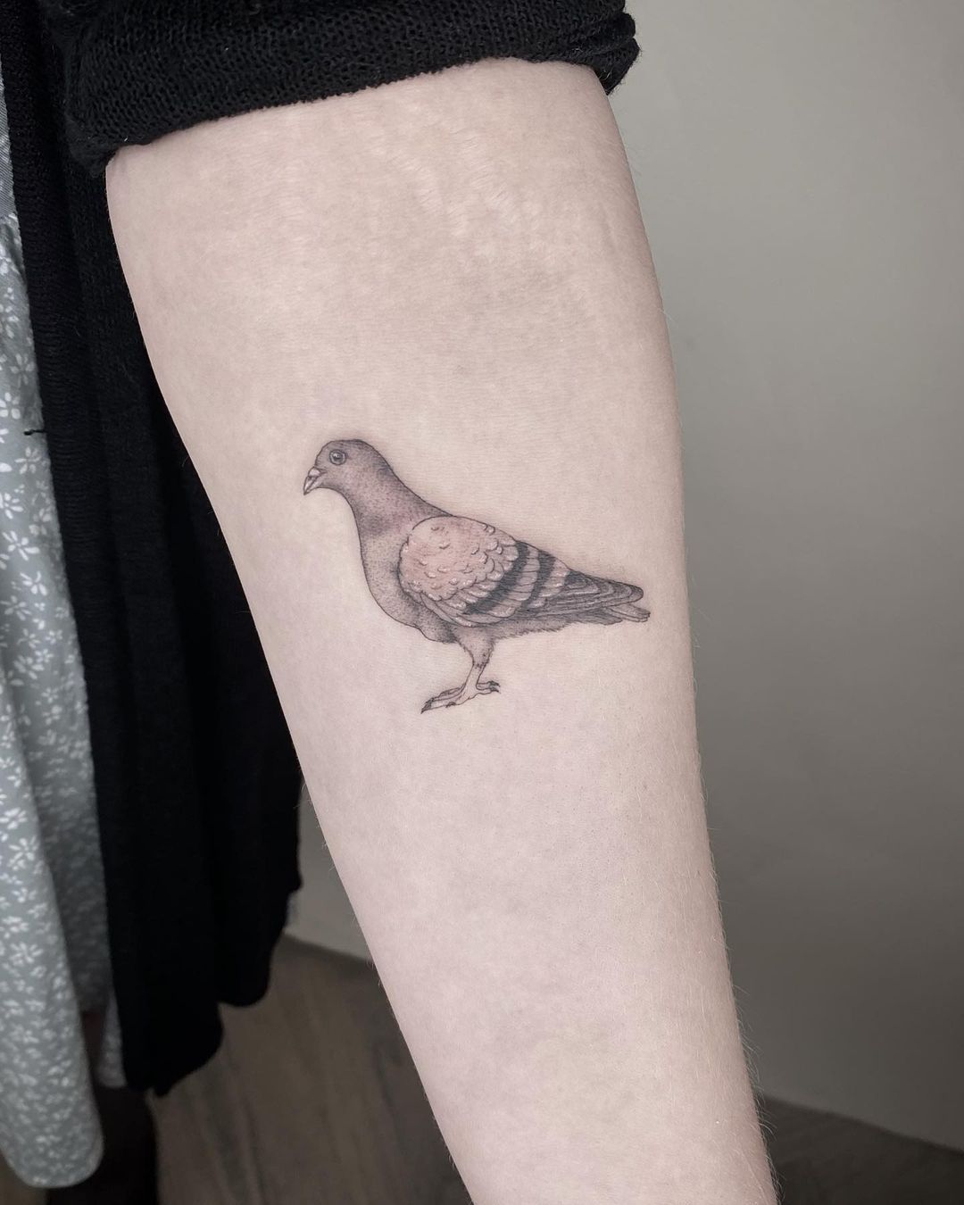 Grizzlie Tattoo - Grizzlie Tattoo White pigeon tattoo by Shad !! | Facebook