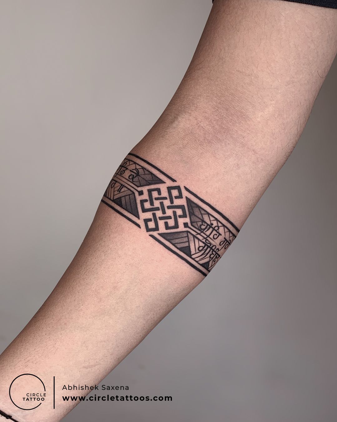 Tattoo uploaded by Circle Tattoo • Custom Armband Tattoo done by Abhishek  Saxena at Circle Tattoo Delhi • Tattoodo