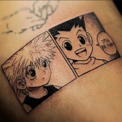 Hunter x Hunter Tattoo Focuses On The Heroes Of The Anime