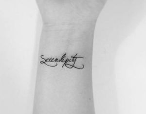 Just let he word “Ndidi” on my wrist in a pretty feminine font like this. It is the Igbo word for “patience.” Maybe add a little something to it to make it pretty and feminine like flowers or a butterfly. 
