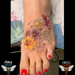 Flower Tattoo On Foot
#flowertattoo #foottattoo #colortattoo #realismtattoo