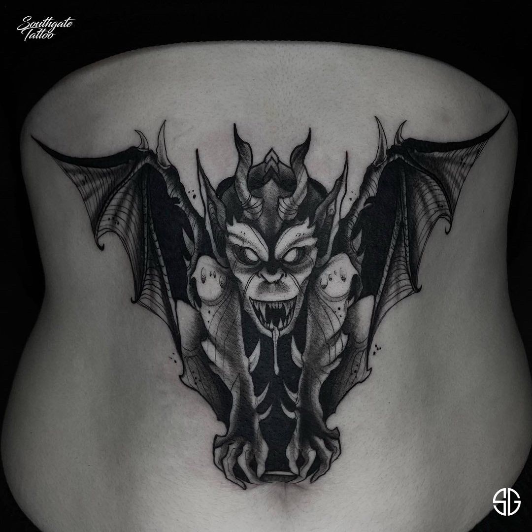 Gargoyle tattoo by Jon Poulson  Gargoyle Tattoo by Jon Poul  Flickr