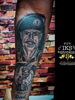 Check out this Protrait tattoo done at IKS TATTOOzone, Aurangabad, Maharashtra#tattoo #iks_tattoz #mh20 #aurangabad #protraittattoo