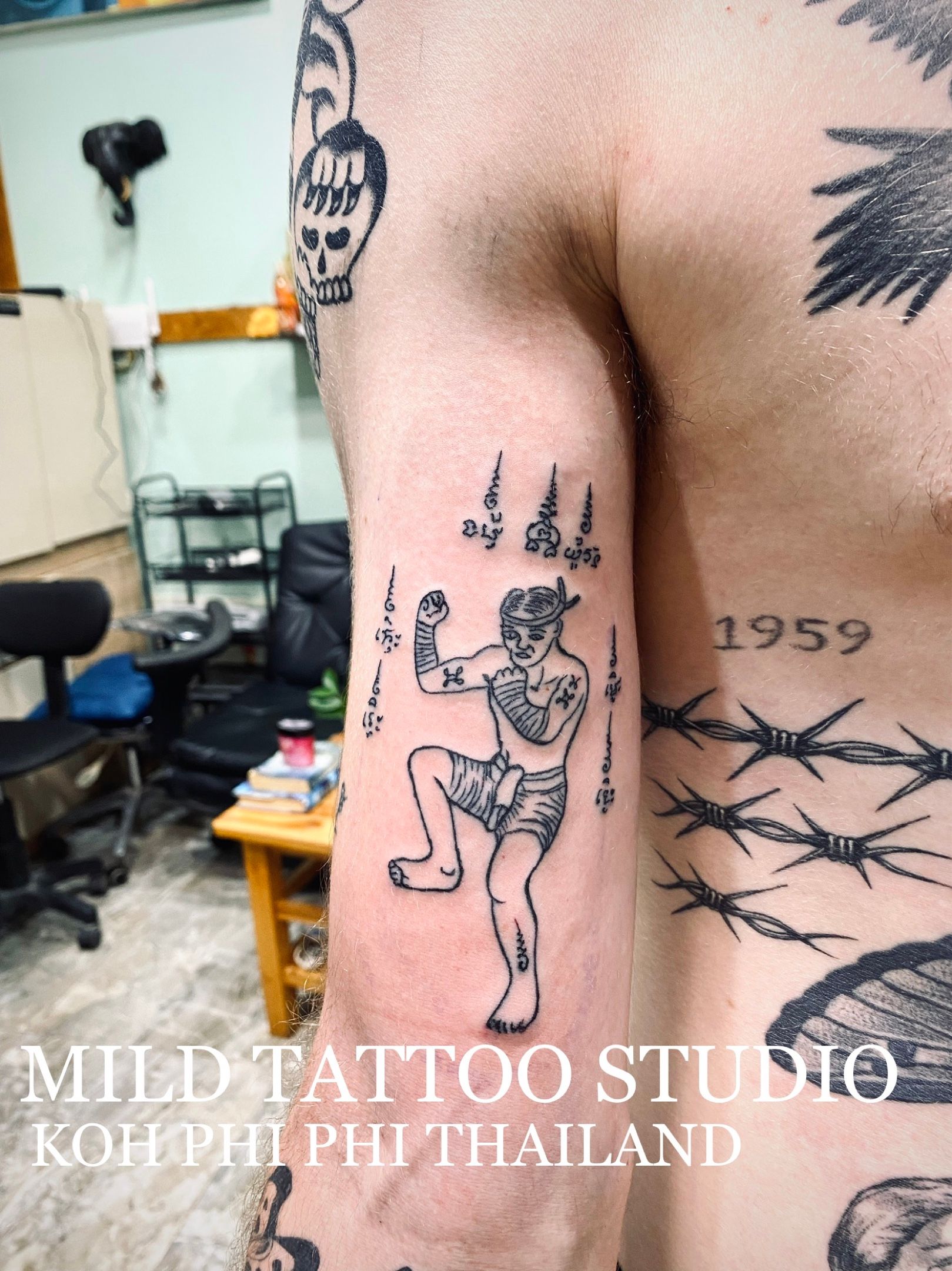 Tattoo uploaded by @MILD TATTOO STUDIO KOH PHI PHI THAILAND • #meditation  #buddhatattoo #tattooart #tattooartist #bambootattoothailand #traditional  #tattooshop #at #mildtattoostudio #mildtattoophiphi #tattoophiphi  #phiphiisland #thailand #tattoodo ...