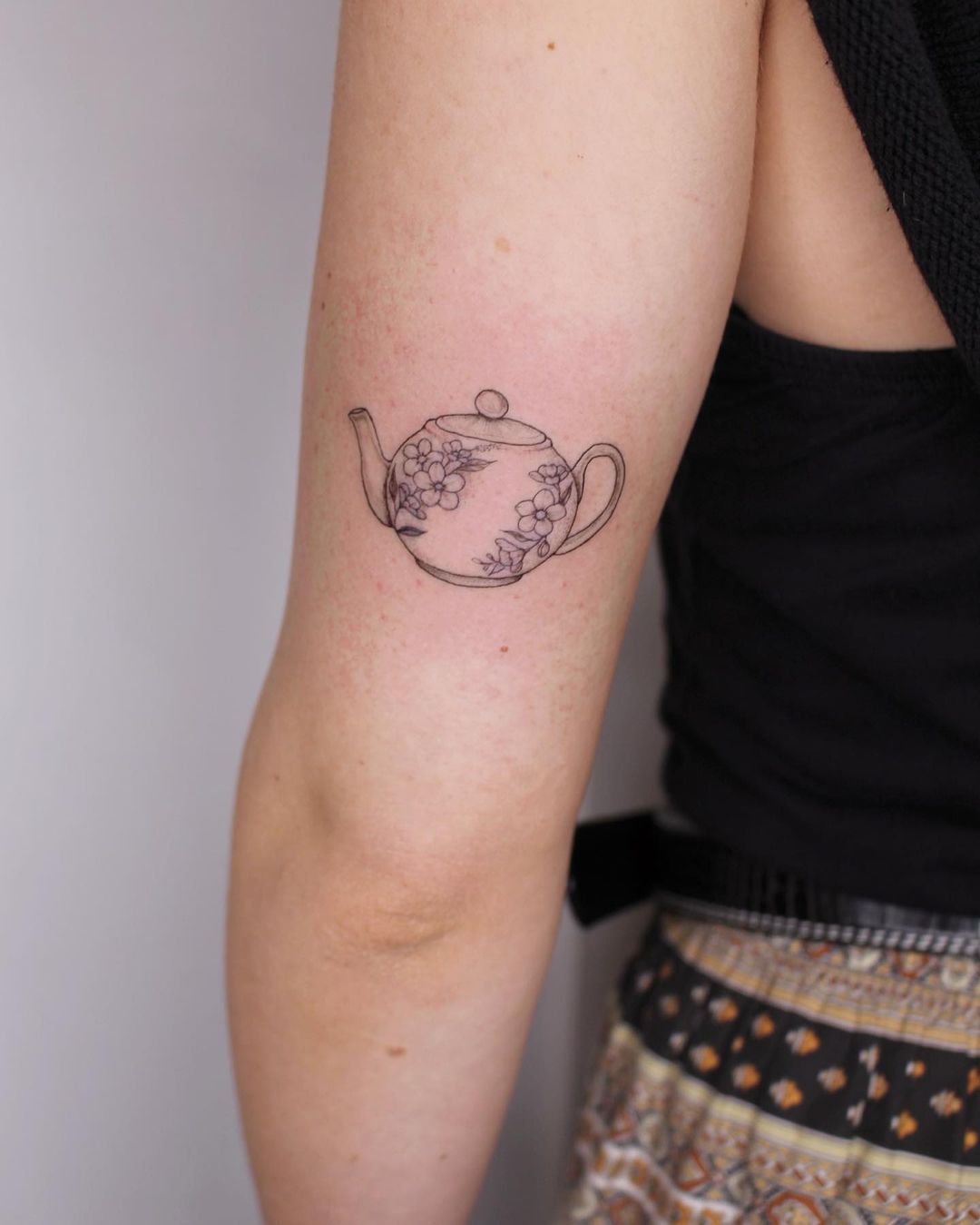 Teapot Chestpiece - BME: Tattoo, Piercing and Body Modification NewsBME:  Tattoo, Piercing and Body Modification News