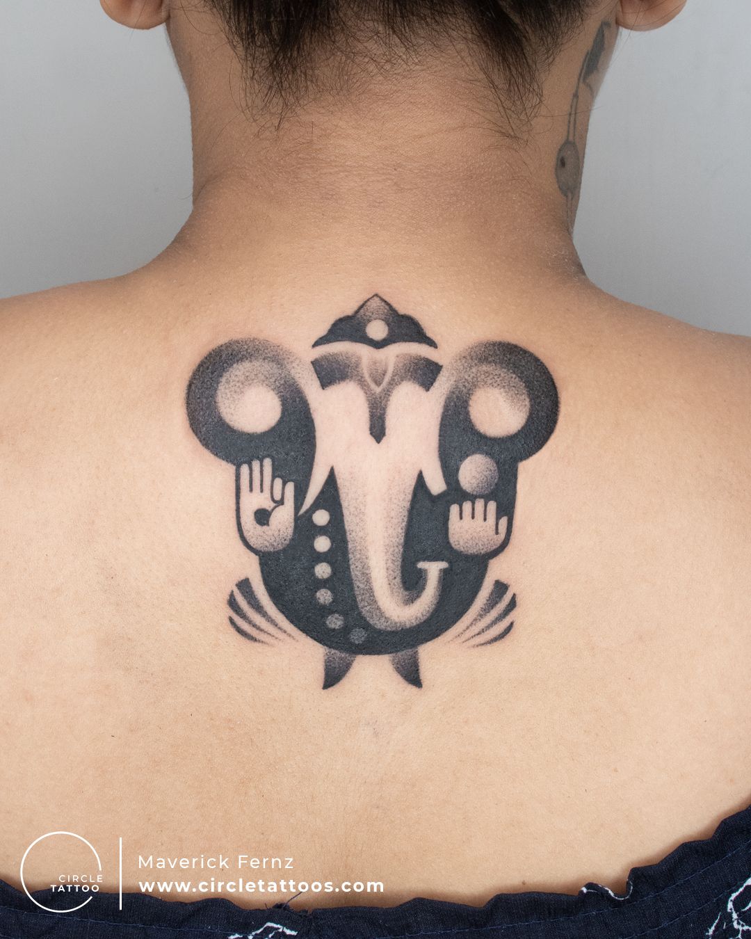 Evil Ganesha Tattoo on Back - Best Tattoo Ideas Gallery