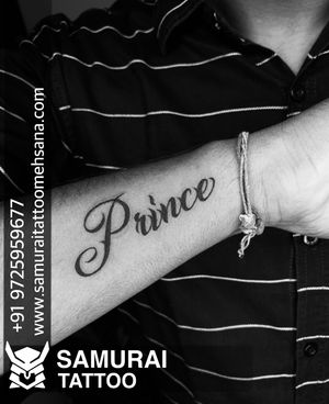 Prince name tattoo |Prince name tattoo design |Prince name