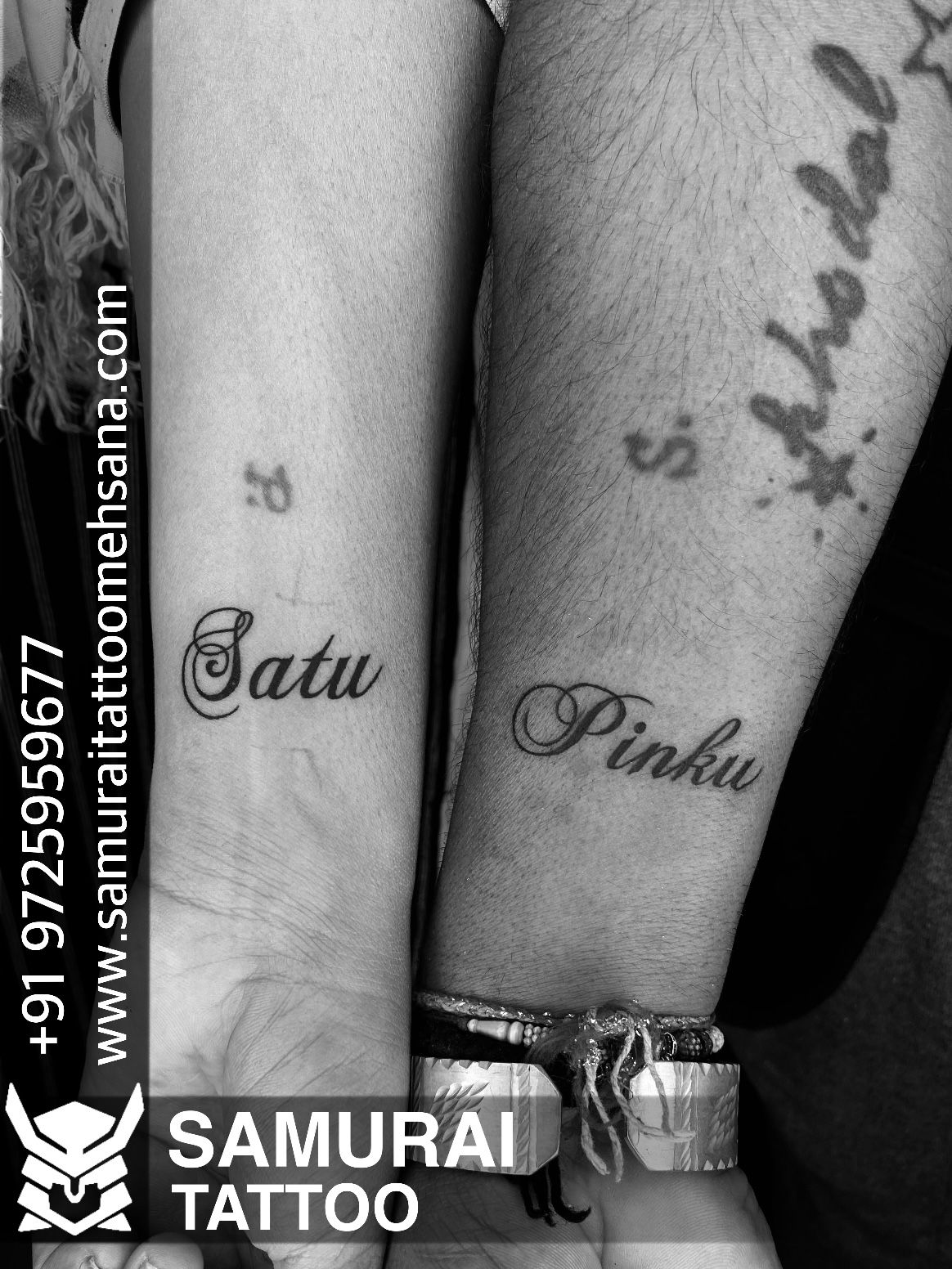 Tattoo uploaded by Vipul Chaudhary • Satu name tattoo | Pinku name ...