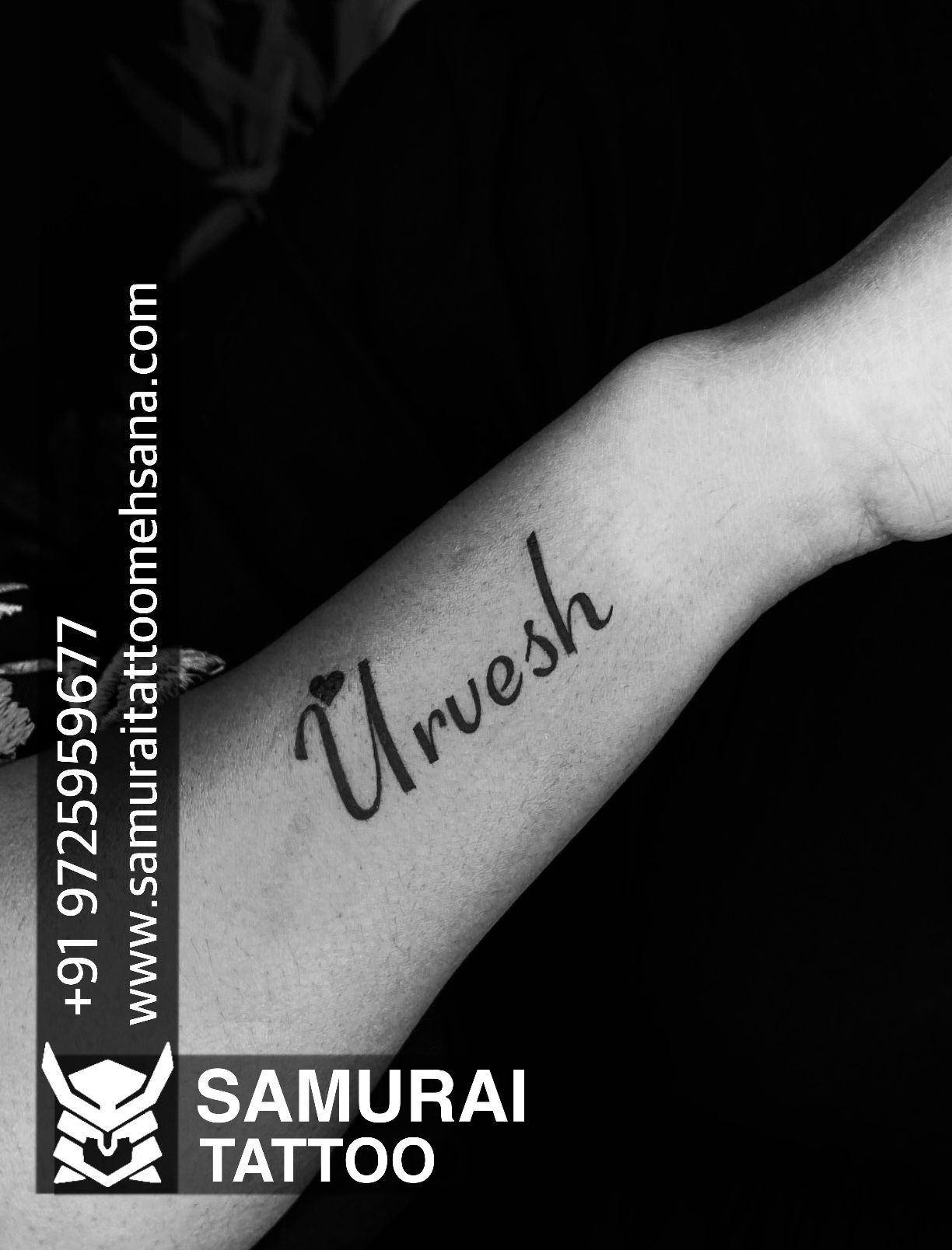 Sai Tattoo  body piercing  Back Name Tattoo Done By  Khushi  CG   Artist  Tattooist Chinu  Facebook