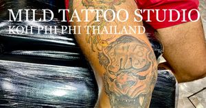 #lionjapanesetattoo #lionjapanese #tattooart #tattooartist #bambootattoothailand #traditional #tattooshop #at #mildtattoostudio #mildtattoophiphi #tattoophiphi #phiphiisland #thailand #tattoodo #tattooink #tattoo #phiphi #kohphiphi #thaibambooartis  #phiphitattoo #thailandtattoo #thaitattoo #bambootattoophiphiContact ☎️+66937460265 (ajjima)https://instagram.com/mildtattoophiphihttps://instagram.com/mild_tattoo_studiohttps://facebook.com/mildtattoophiphibambootattoo/Open daily ⏱ 11.00 am-24.00 pmMILD TATTOO STUDIO my shop has one branch on Phi Phi Island.Situated , Located near  the World Med hospital and Khun va restaurant