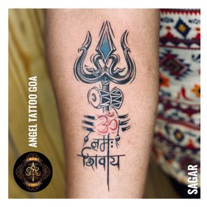 Tattoo uploaded by Angel Tattoo Studio Goa • Trishul Tattoo By Sagar  Dharoliya At Angel Tattoo Goa - Best Tattoo Artist in Goa - Best Tattoo  Studio in Goa • Tattoodo