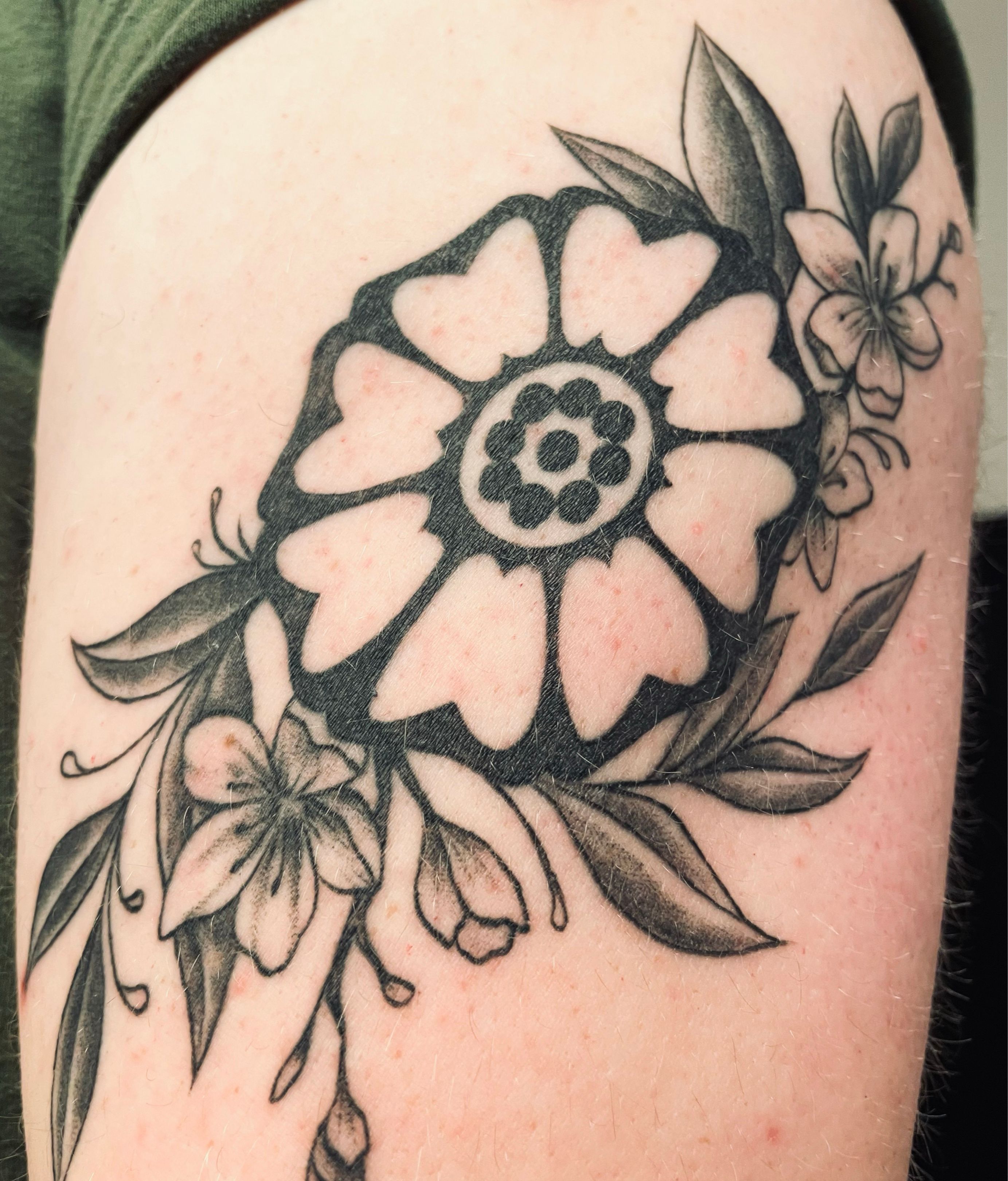 Just got my first tattoo and it was the white lotus flower   rTheLastAirbender