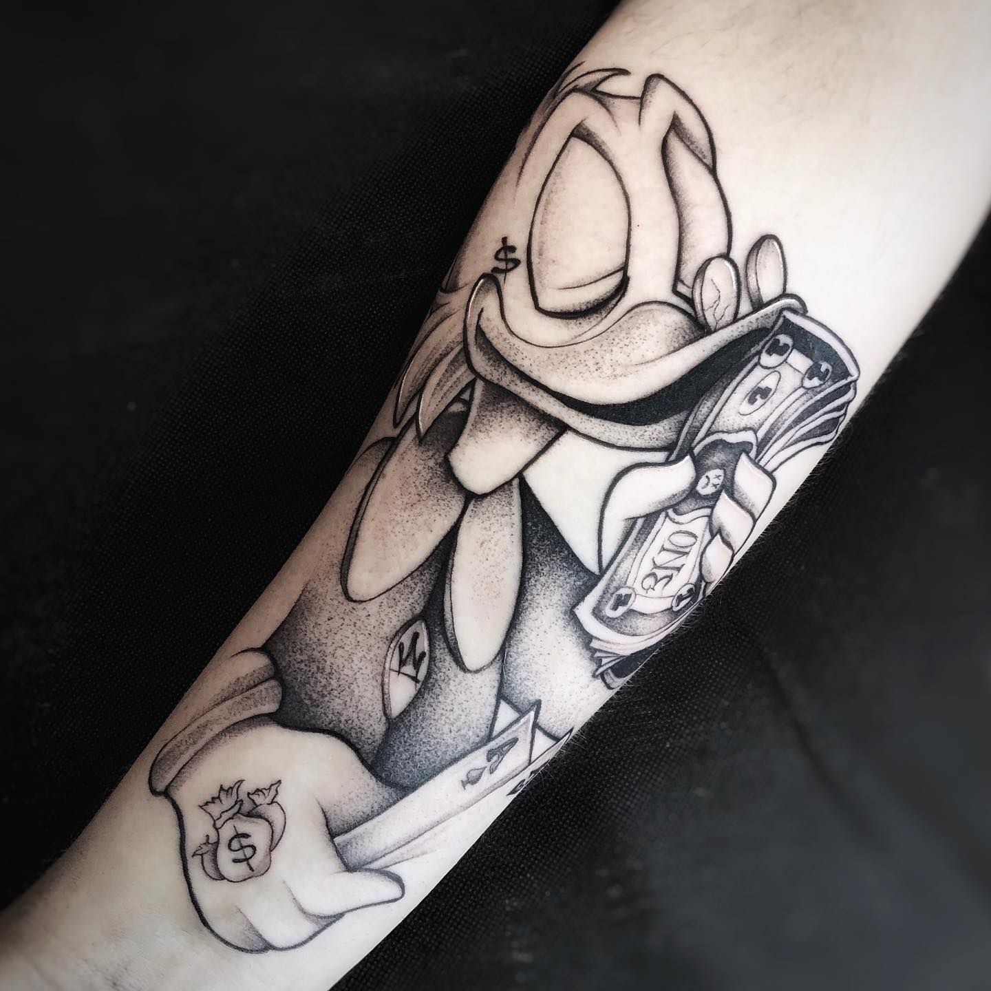 HUSH on Instagram Donald Duck  Tattoo by londonreese