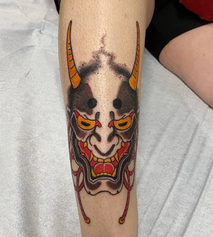 Hanya mask #japanesetattoo #japanesetattooartist #japanesetattoos #arizona #arizonatattoos 