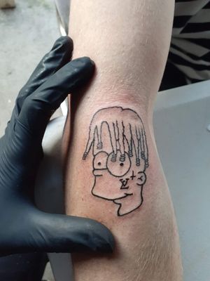 Bart Simpson tattoo 