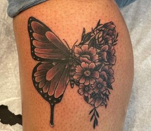 Butterfly tattoo done by yours truly 