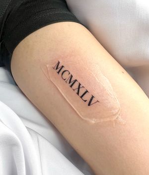Fecha Romana @Daniel_ink.tattoo (tatuador sin tatuajes ) 
