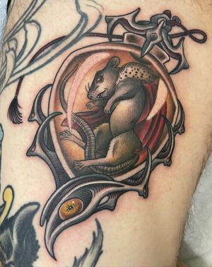 Blackwork Rat King Rib Tattoo  King tattoos, Tattoos, Rat king