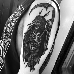 Tattoo by Rob Scheyder Jr. Instagram: @enemy_castleRobert Scheyder Jr. Tattoos at Jack Brown’s Tattoo Revival in Fredericksburg, VA 