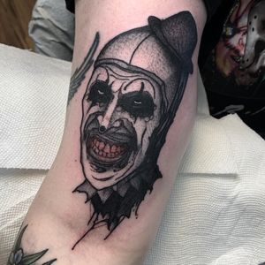 Art the Clown from Terrifier by Rob Scheyder / Jack Brown’s Tattoo Revival / Fredericksburg, VA