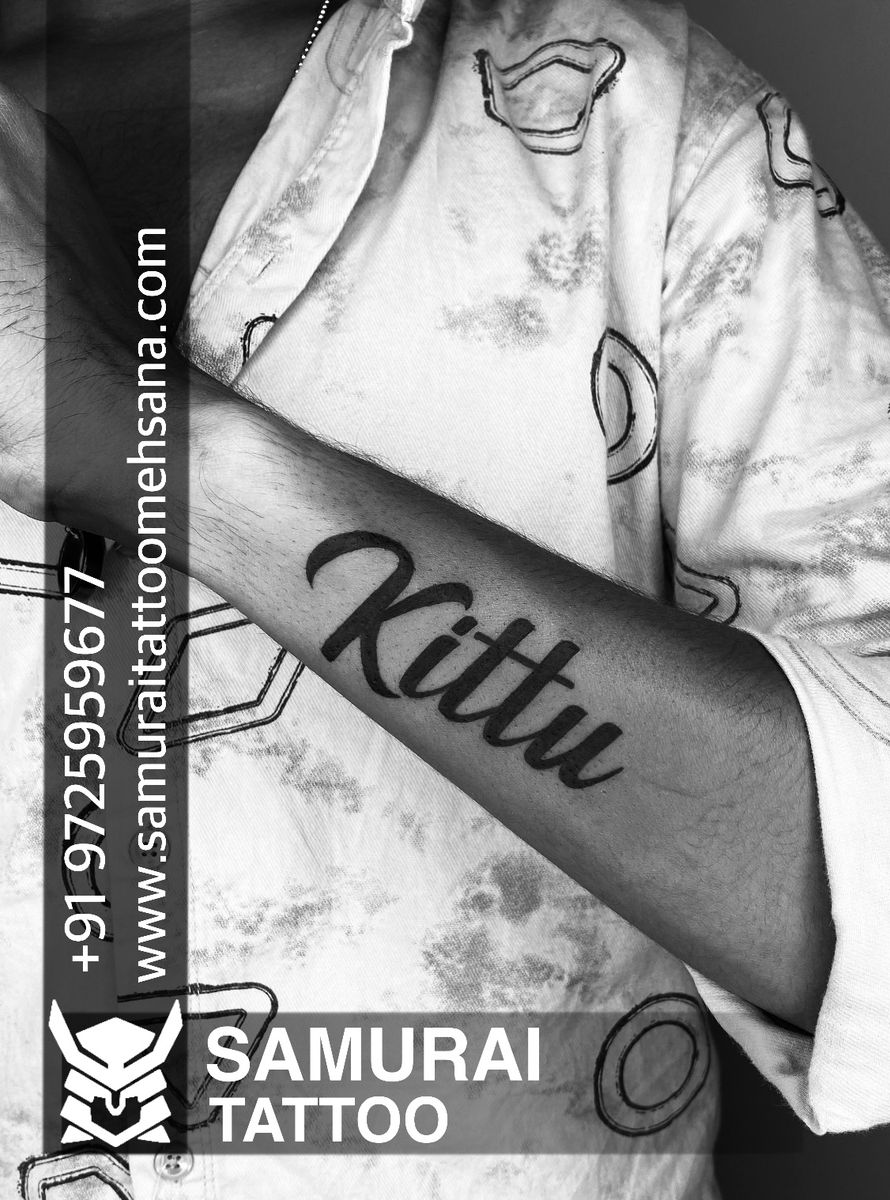 Tattoo uploaded by Vipul Chaudhary • Kittu name tattoo |Kittu tattoo ...