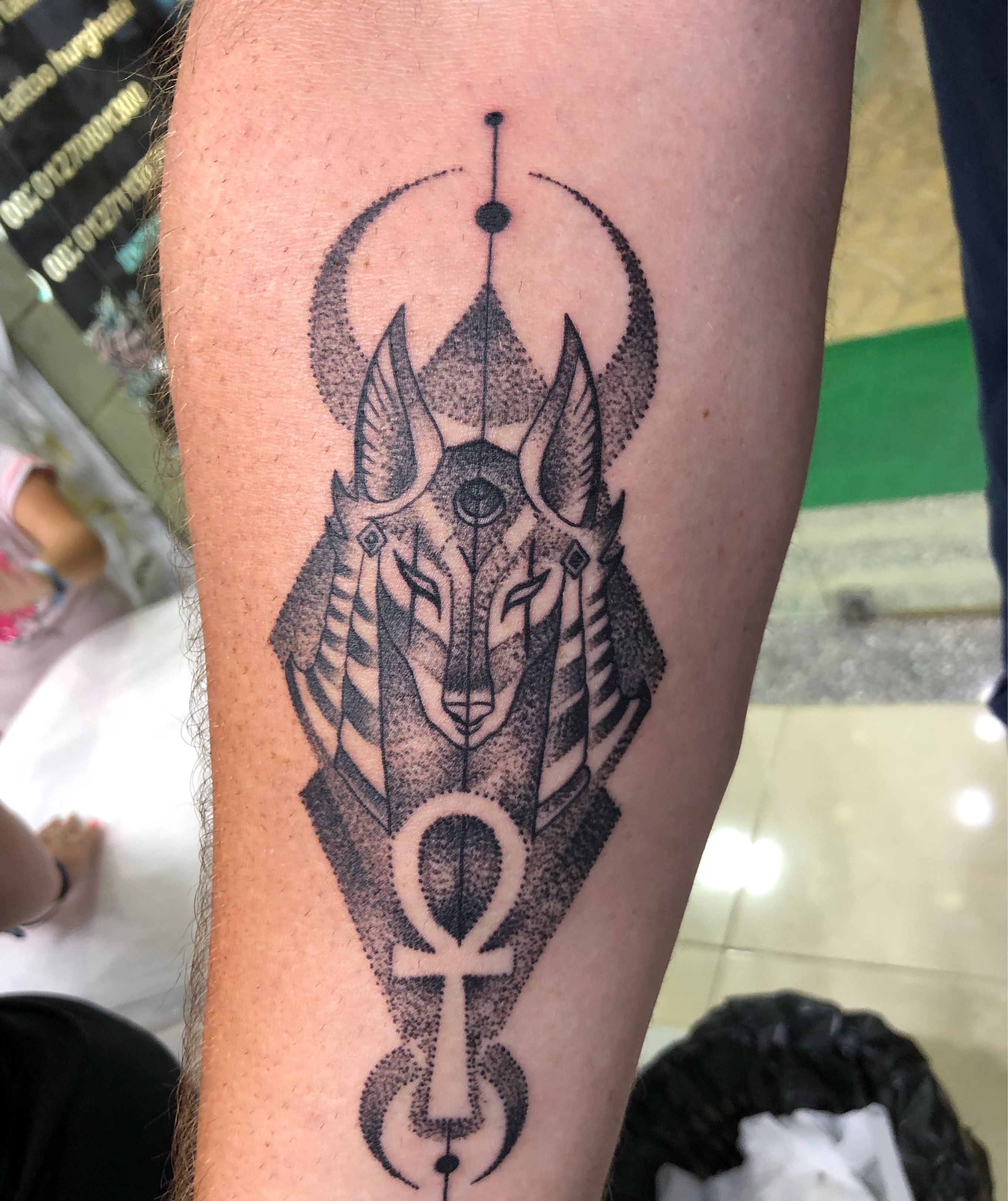 Anubis tattoos  at hanitattoohurghada studio hurghada egypt  tattooinhurghada tattooinegypt anubistattoo besttattooshop  Instagram