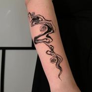Illustrative Blackwork Forearm Tattoo Tattoodo Illustrative Blackwork Forearm Tattoo Tattoodo