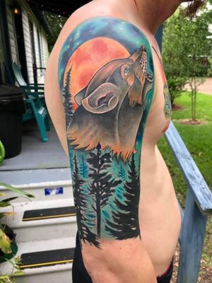 Wolf Tattoo by David Dalzell 