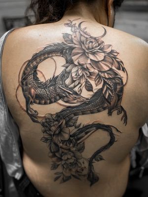 Japanese Dragon by Mena_Ink