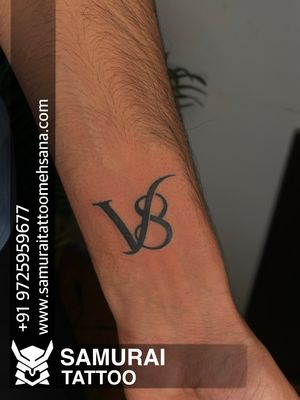 VS font tattoo |VS tattoo | VS tattoo ideas |tattoo ideas
