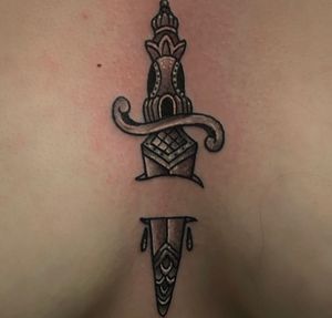 Walk- in Dagger :)by Polo @ Twisted Tattoo
