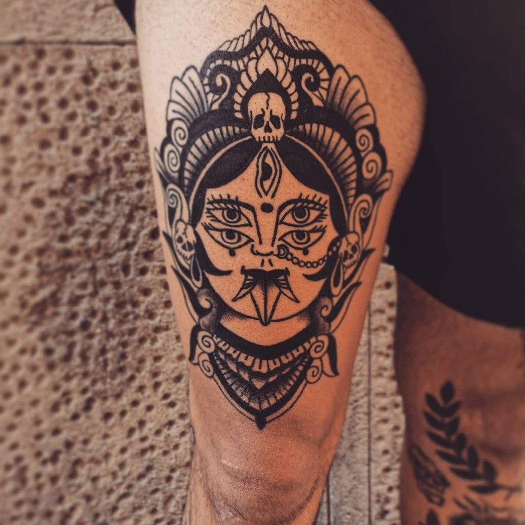 Mahakali tattoo by Aurobindo Biswas | Tattoos, Kali tattoo, Skull tattoo