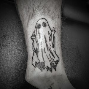 Rude ghost by Victor Francis at Anonymous Ink, Washington PA.