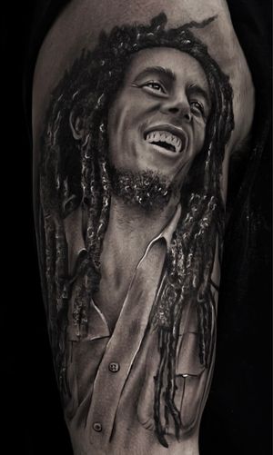 Bob Marley portrait 📲 (954)795-7930📩 tattoopessuto@gmail.com