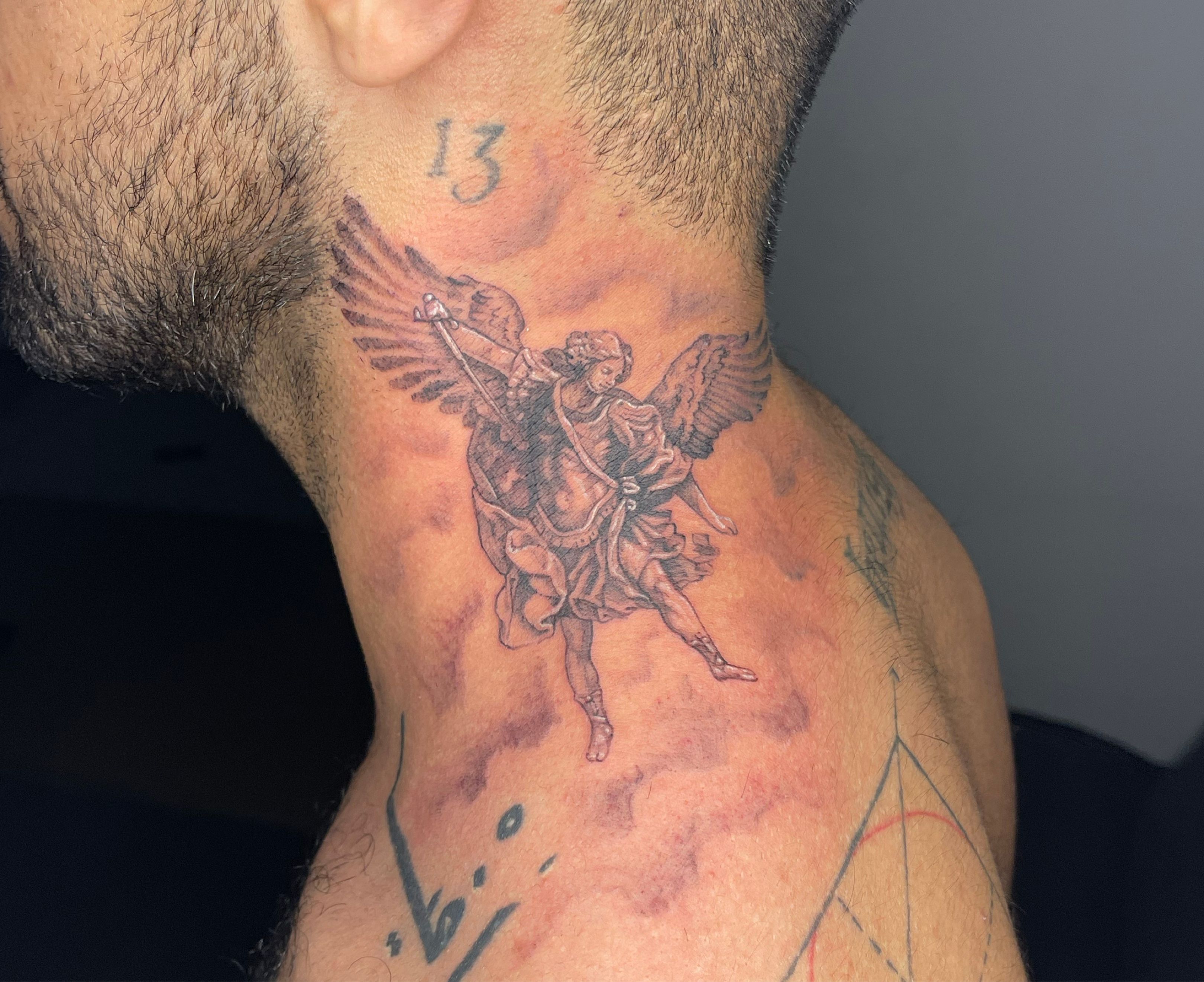 St. Michael the Archangel Tattoo - Etsy