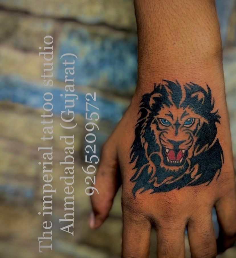 5hrs Permanent Lion half sleeve tattoo 20000