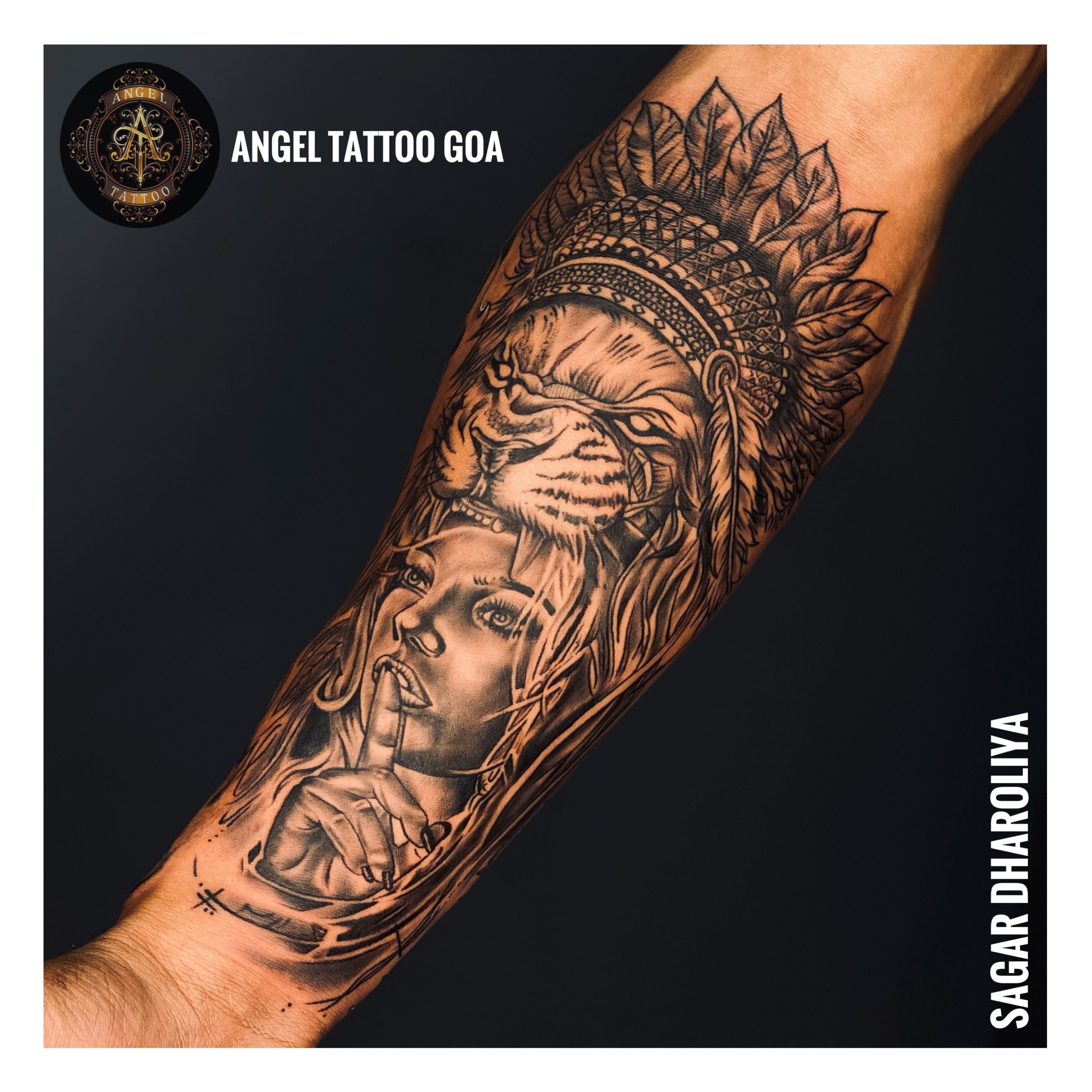 Triangle Tattoo By Sagar... - Angel Tattoo Studio Goa | Facebook
